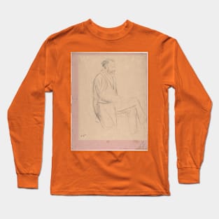 Édouard Manet Seated, Right Profile Long Sleeve T-Shirt